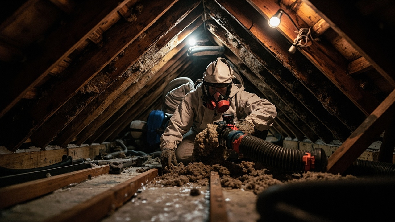 How Professional Attic Water Damage Cleanup Works