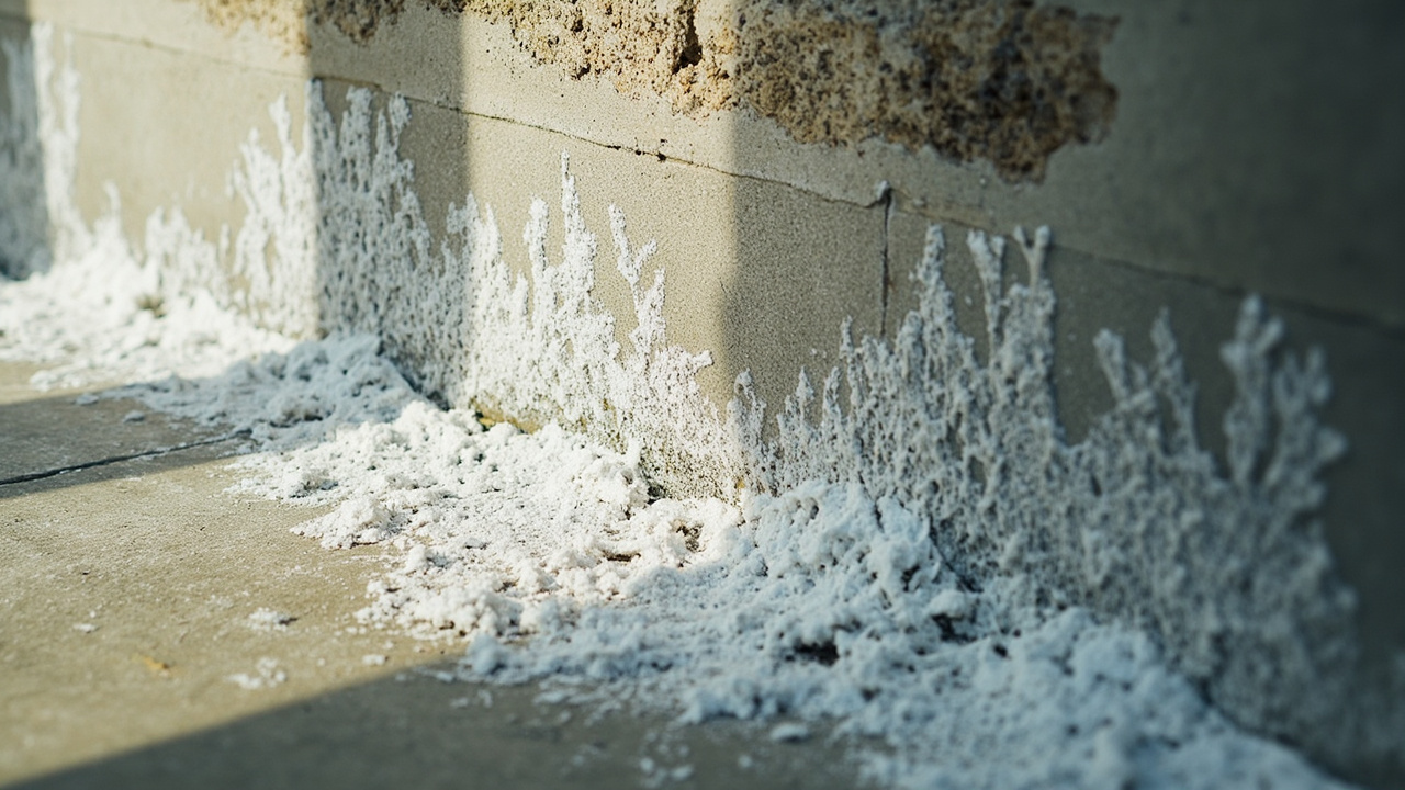 Why White Powder Keeps Appearing on Your Houston Concrete