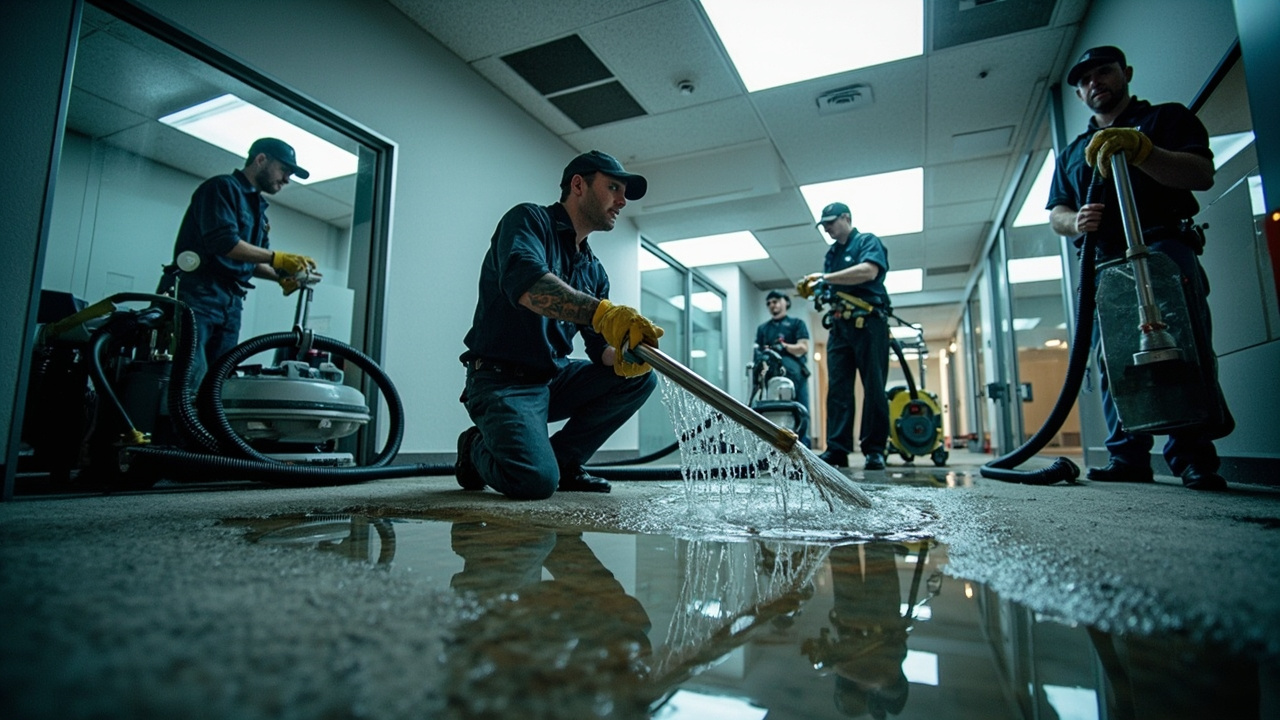 Fire Sprinkler Water Cleanup in Houston – 60-Minute Emergency Response Available 24/7