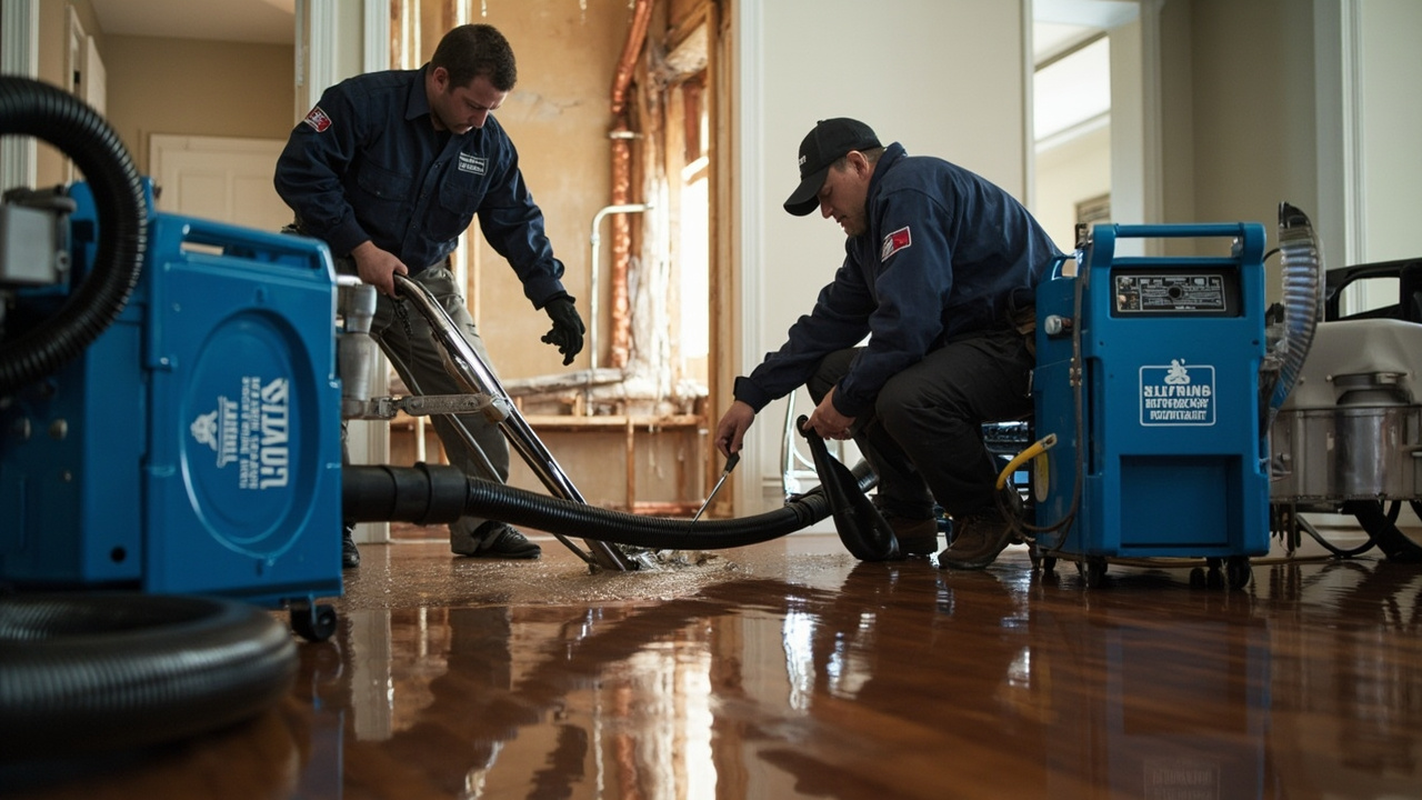 Frozen Pipe Burst Cleanup in Houston – Crews Dispatched in Under 60 Minutes