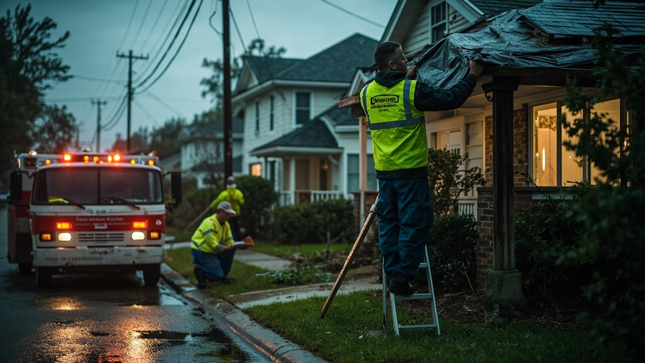 How Professional Storm Damage Mitigation Works