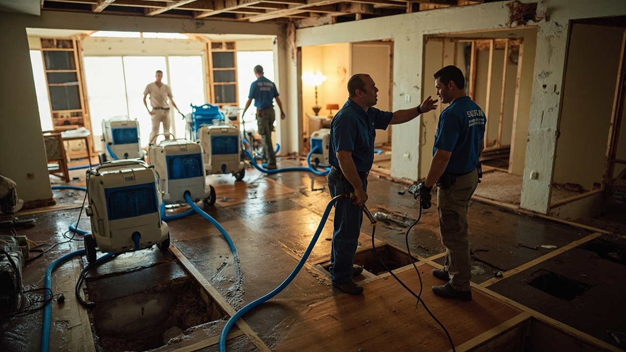 Structural Drying Services in Houston – Industrial-Grade Moisture Removal to Prevent Mold and Structural Collapse