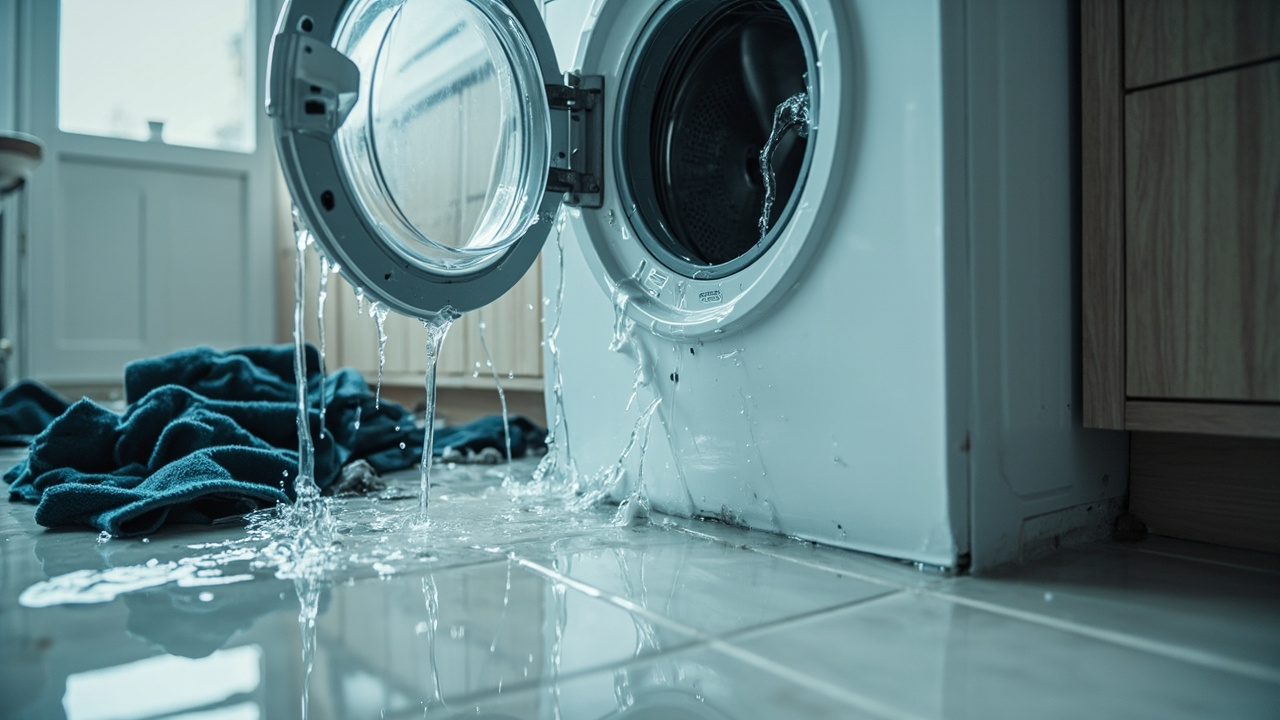 How Professional Washer Water Damage Restoration Works in Houston