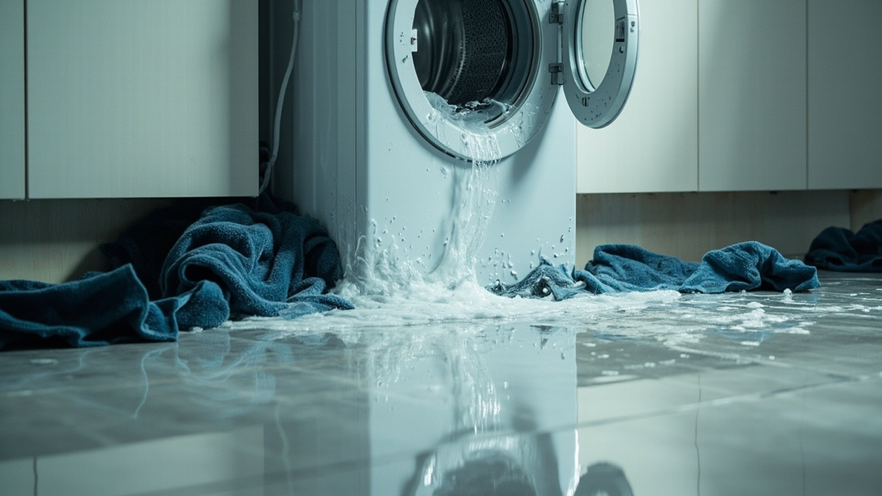 Washing Machine Overflow Cleanup in Houston – 60-Minute Emergency Response to Stop Water Damage Now