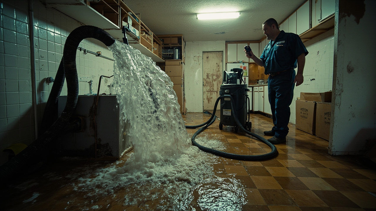 Water Heater Burst Cleanup in Houston – 60-Minute Emergency Response to Stop Flooding Fast
